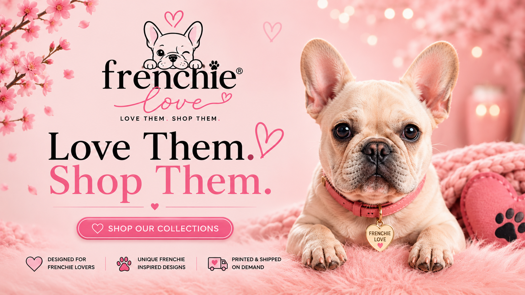 Frenchie Love Hero Banner